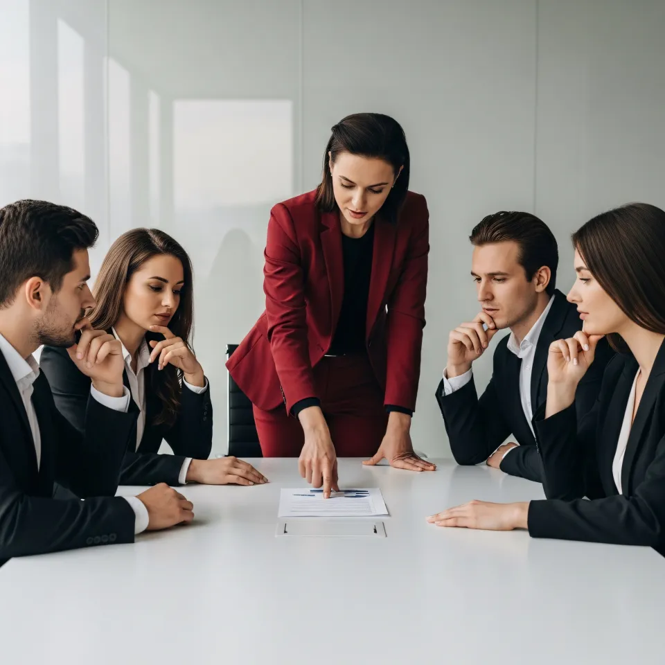 Consultores fiscais portugueses em reunião